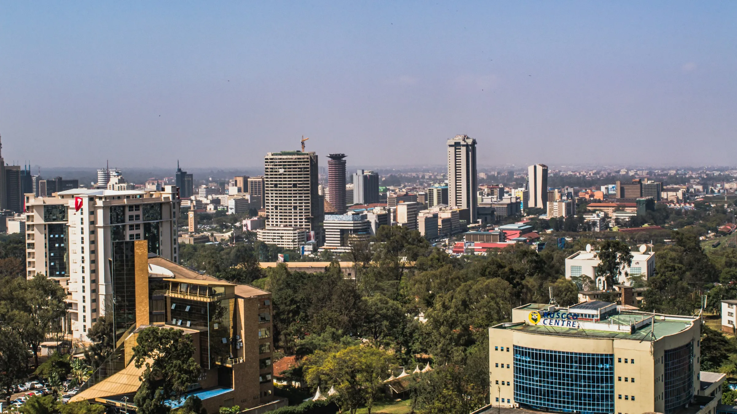 Nairobi, Kenya, on a clear day — the city NimAir builds for.